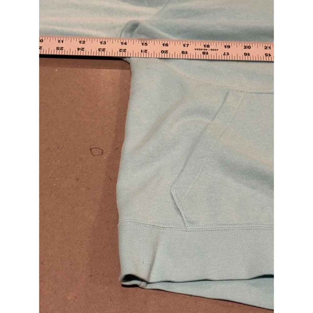 Nike Women's Light Aqua Pullover Hoodie Sweatshirt‎ Size Large